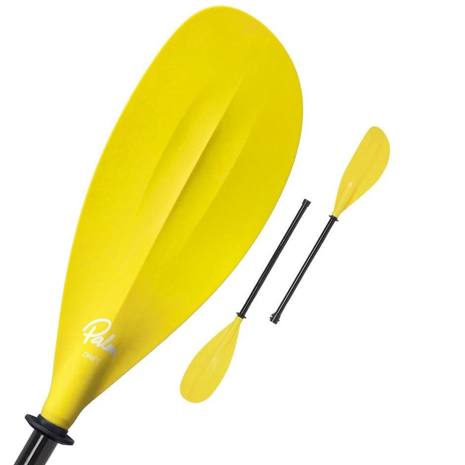 Yellow Palm Drift Pro 2 Piece Kayak Paddle