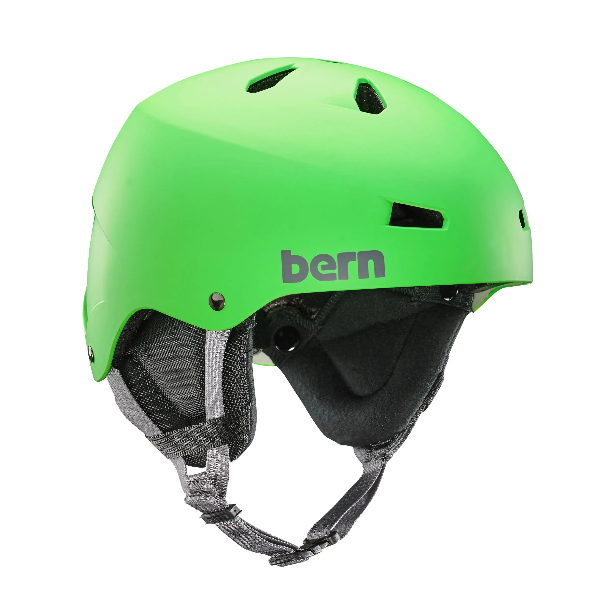 Green Bern Helmets Ski Bern Macon Team EPS Snowboard Helmet Green