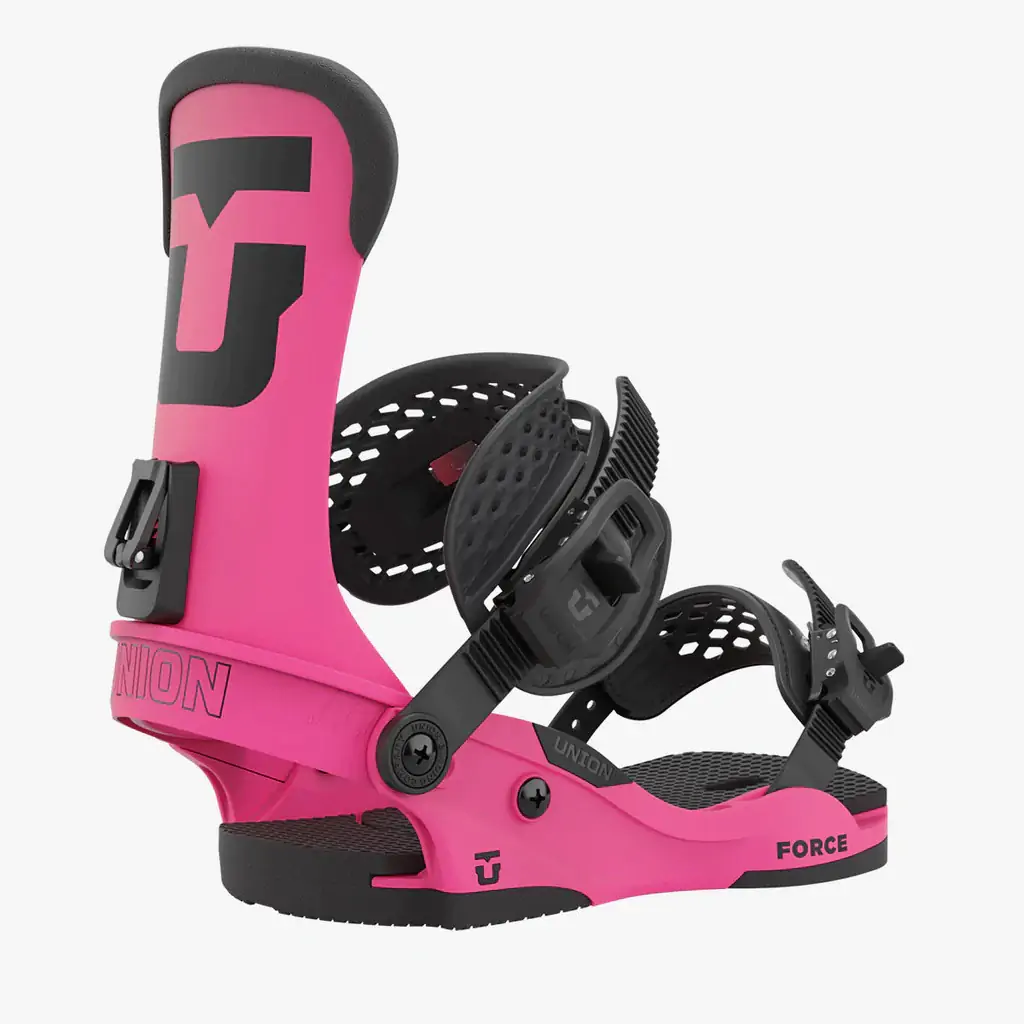 Union Force Mens Snowboard Bindings Hot Pink | Robin Hood