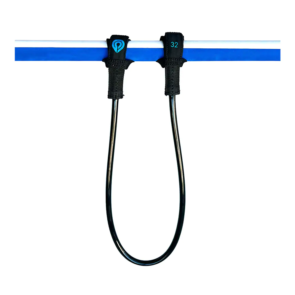 Keenso Windsurf Harness Leash, 2 stuks 28-34 inch, zwart, verstelbare
