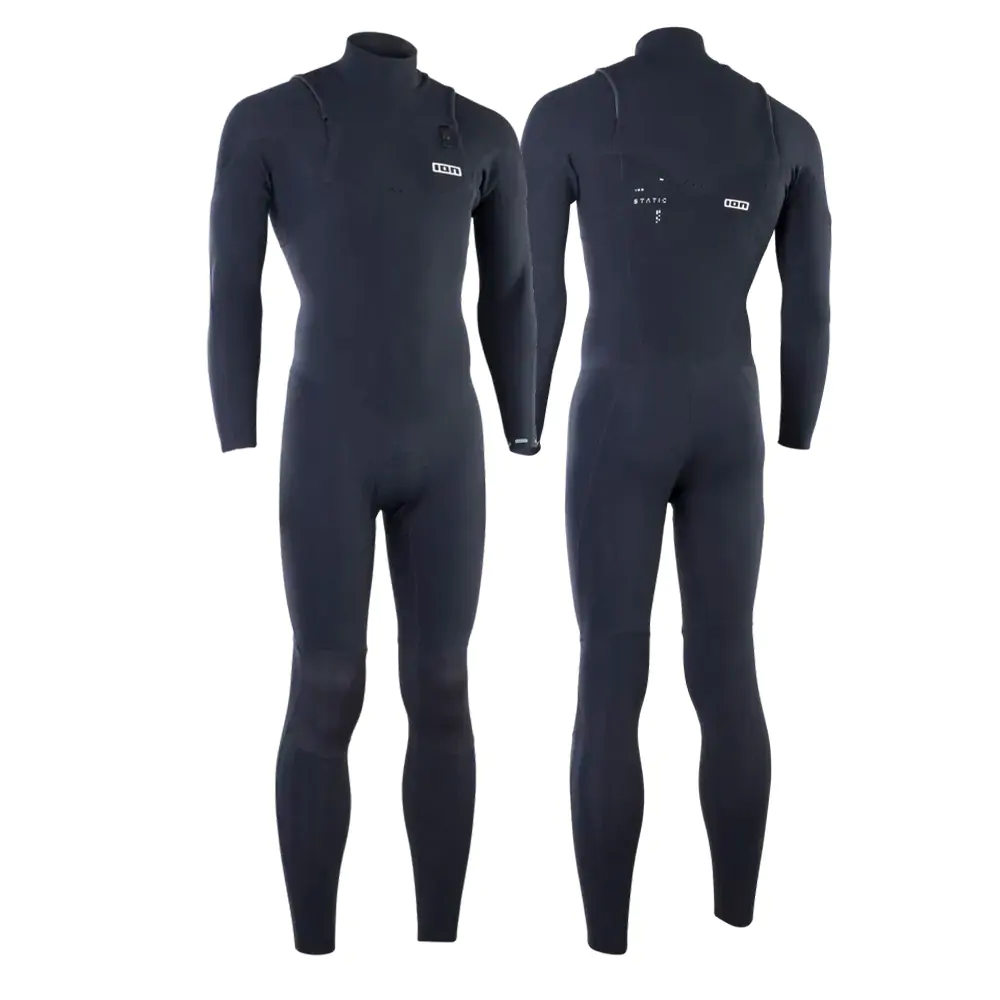 ION Static 3/2 Front Zip Full Wetsuit Black | Robin Hood Watersports