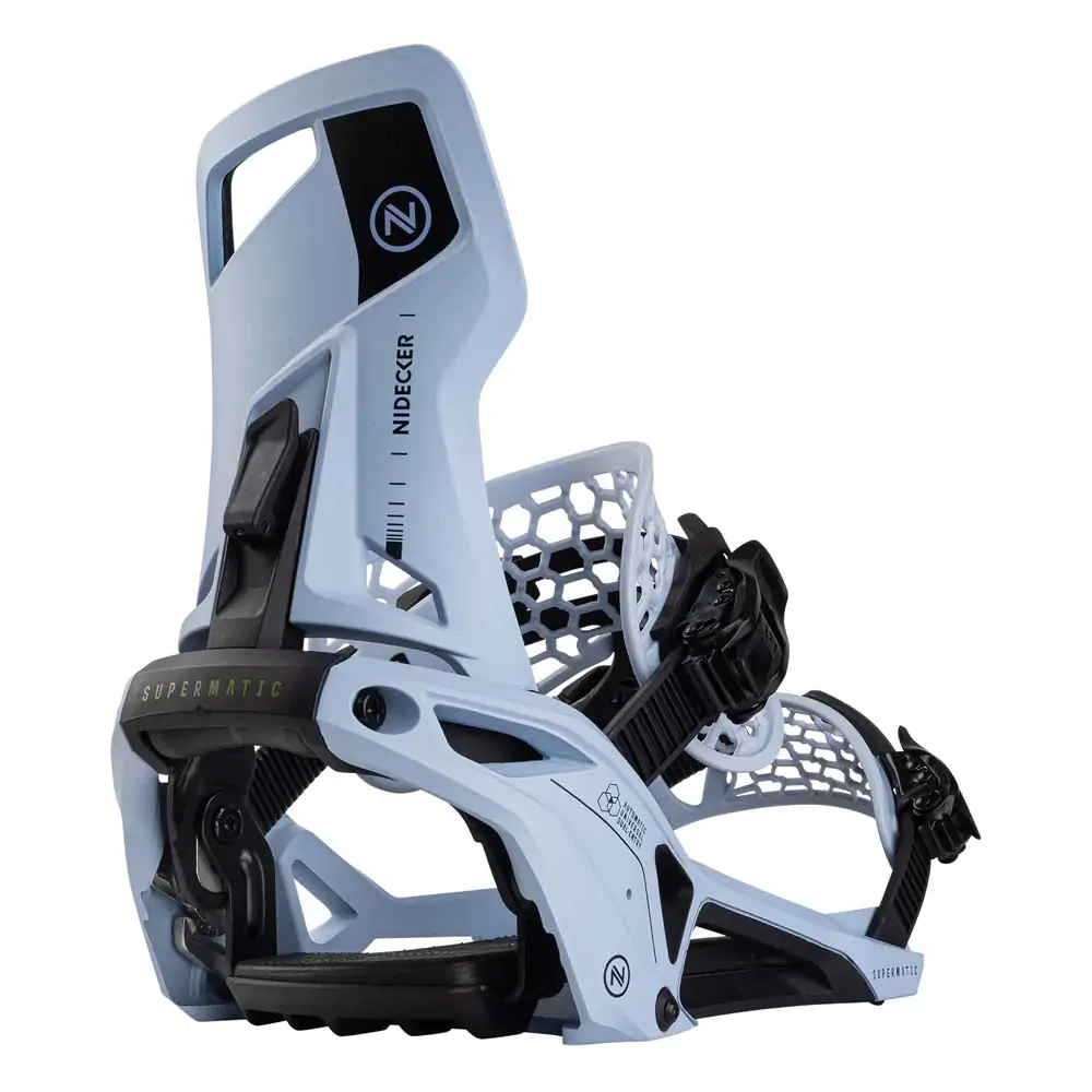 2025 Nidecker Supermatic Quick Entry Snowboard Bindings Cannon