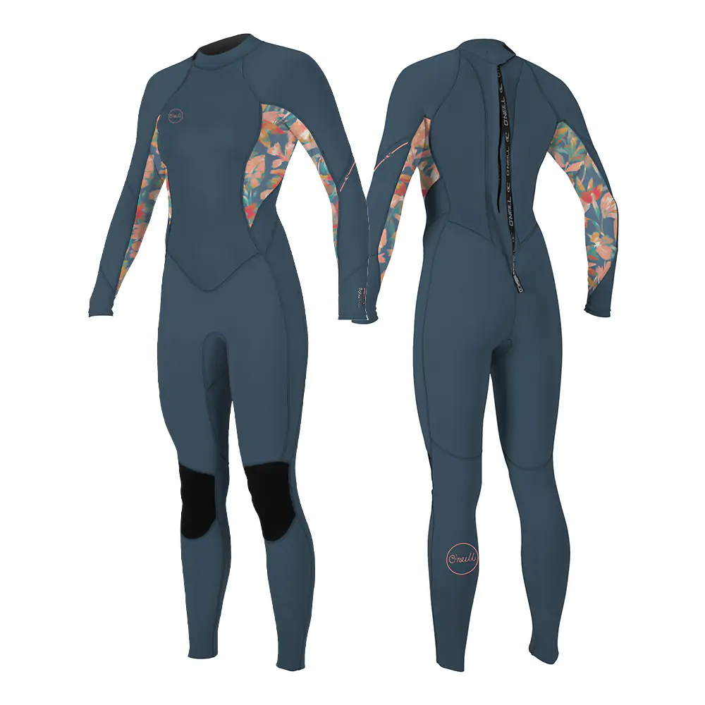 O'Neill Bahia 3/2 Women's Back Zip Full Wetsuit CopenBlue