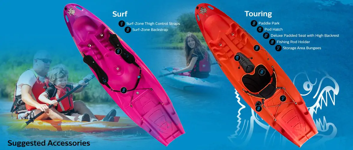 Lifetime Daylite 80 Sit-On-Top Kayak With Paddle - 8 Ft Compact Recreational Kayak