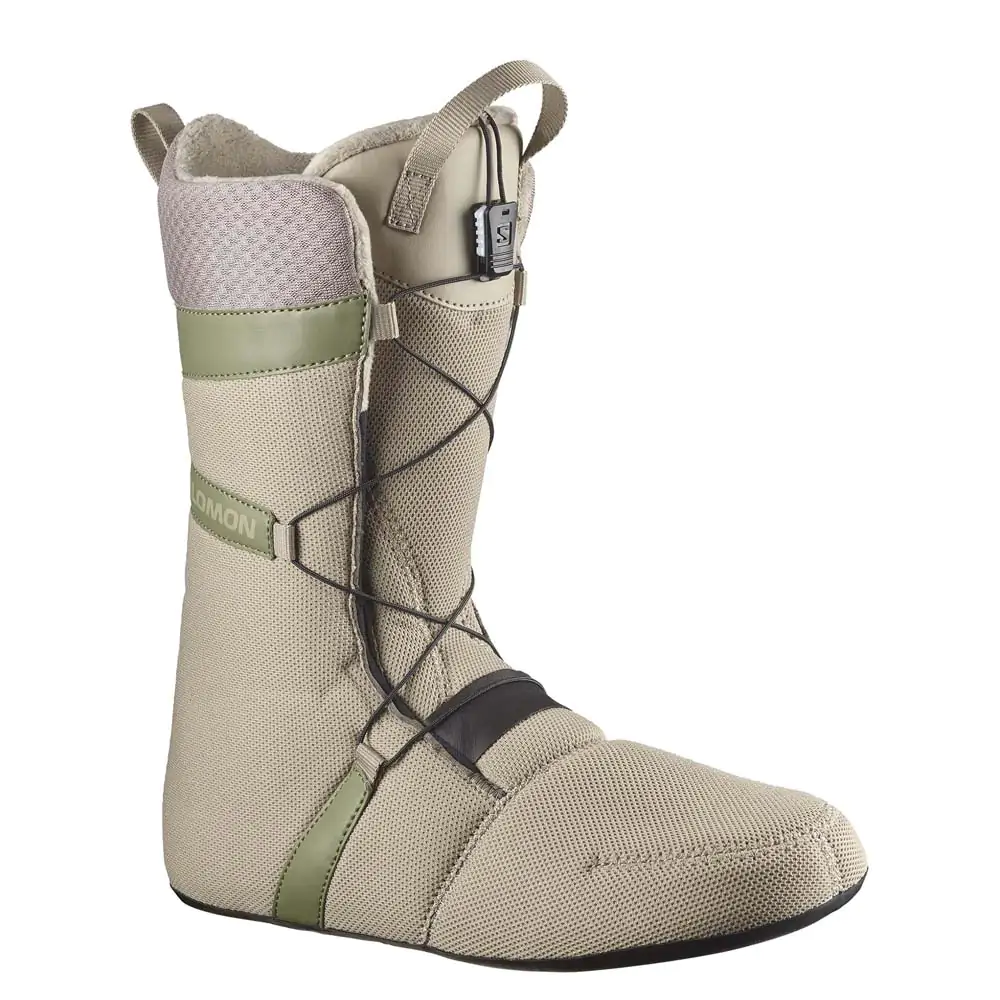 2025 Salomon Launch BOA SJ Mens Snowboard Boots Deep Lichen Green