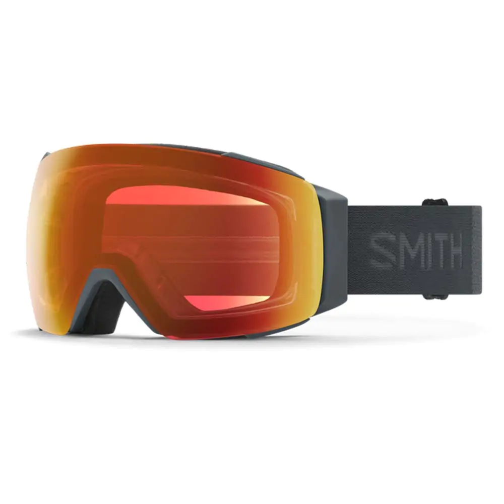 2025 Smith I/O Mag Snow Goggles Slate Red Mirror / Storm Blue