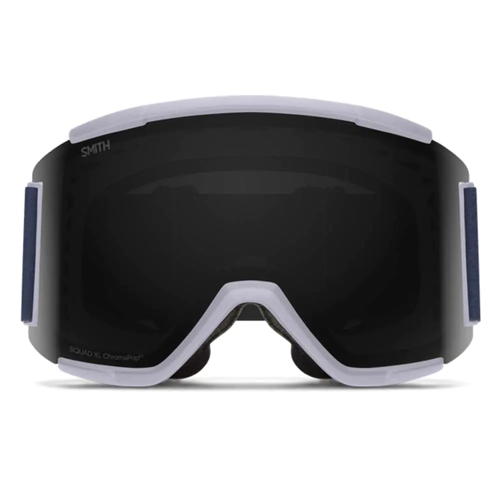 2025 Smith Squad XL Snow Goggles Lunar Fog Sun Black / Storm Blue