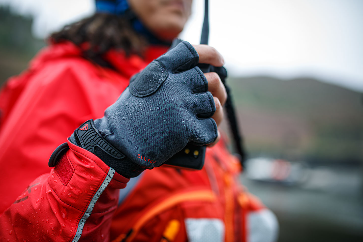 Fingerless gloves for kayaking