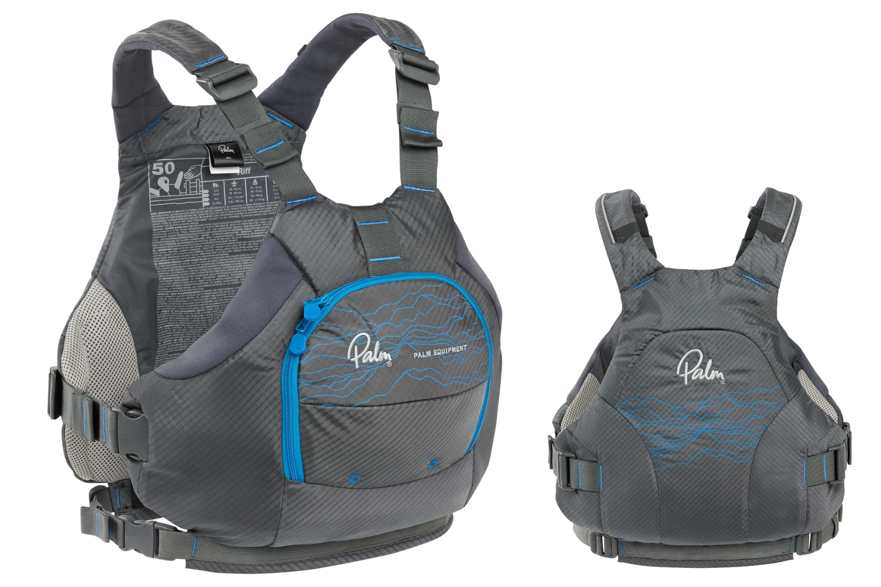 Palm Riff Buoyancy Aid Jet Grey