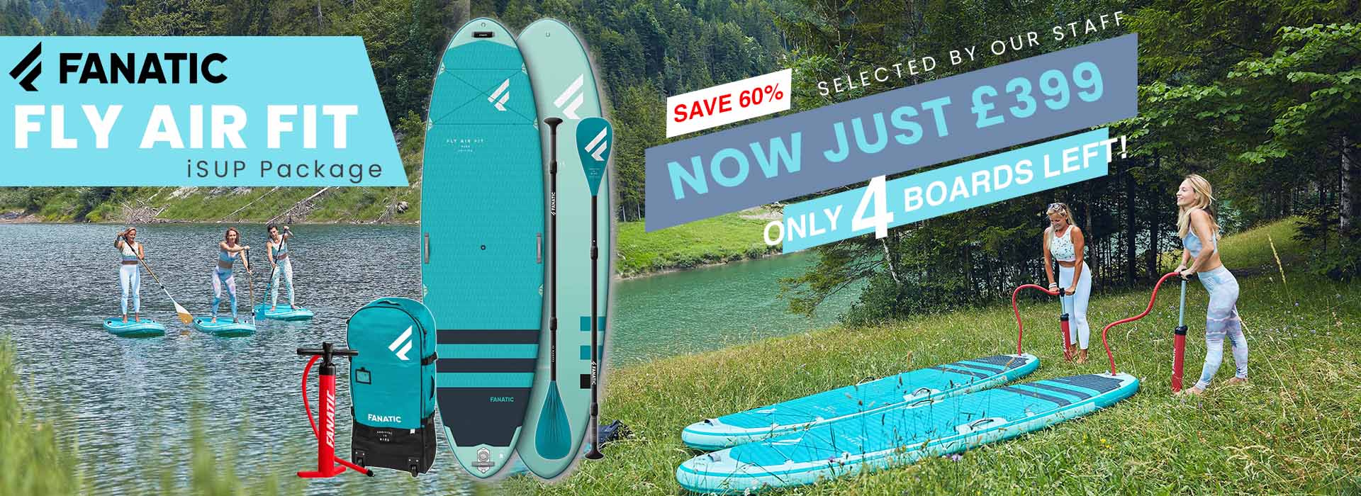 Fanatic Fly Air Fit Inflatable SUP Package On Offer