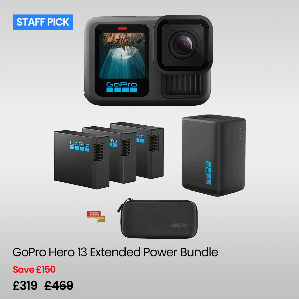 GoPro Hero 13 Extended Power Bundle Camera Speciality Bundle Offer