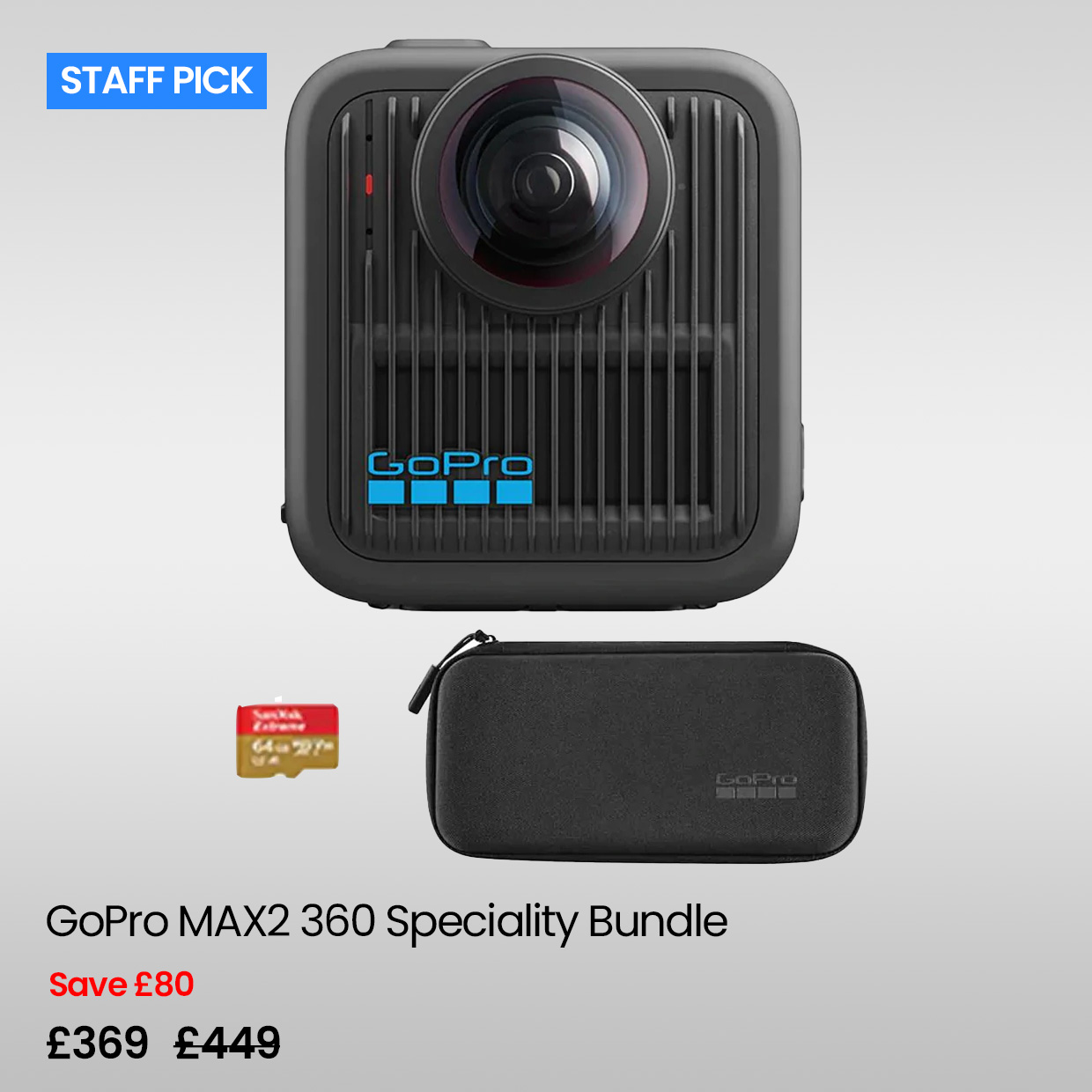 GoPro MAX2 360 8K Action Camera Speciality Bundle Offer