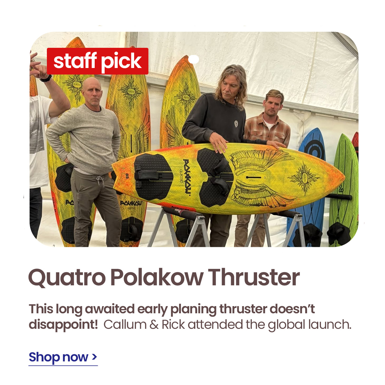 Quatro Polakow Thruster Windsurf Board