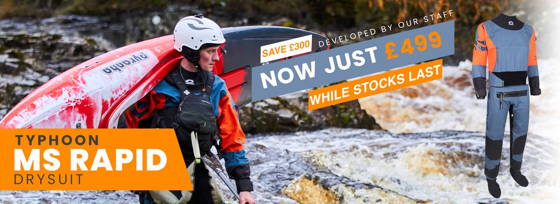 Typhoon Rapid Drysuit On Offer